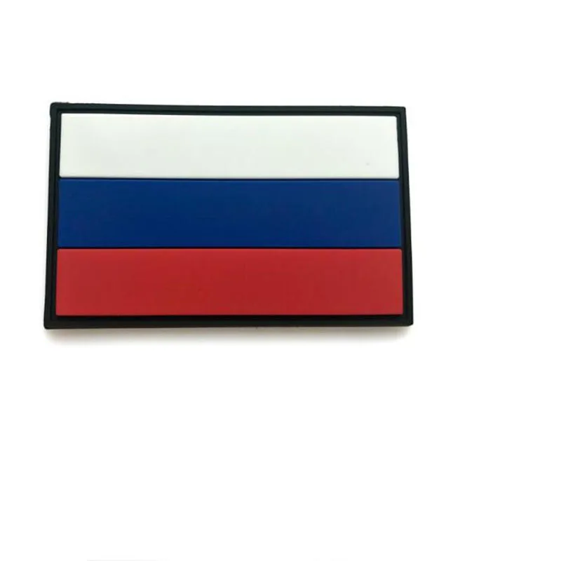 3d Новый российский флаг вышивка и ПВХ тактика военная форма значок ткань повязки