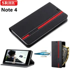 Чехол для Xiaomi Redmi Note 4, роскошный кожаный чехол с откидной крышкой, чехол для Xiaomi Redmi Note 4X Pro Prime с подставкой, стильный кошелек