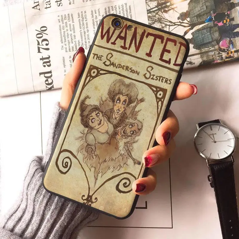 Персональный чехол для телефона MaiYaCa hocus pocus iphone 5s 5c SE 6s 6plus 7 8X8plus|Чехлы-накладки| |