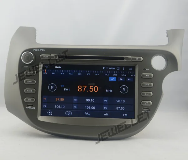 Восьмиядерный IPS экран Android 9 0 автомобильный DVD GPS Радио Навигация для Honda fit Jazz