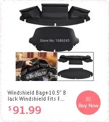 Ветровое стекло сумка седло 3 карман обтекатель подходит для Harley FLHT FLHTC FLHX Touring
