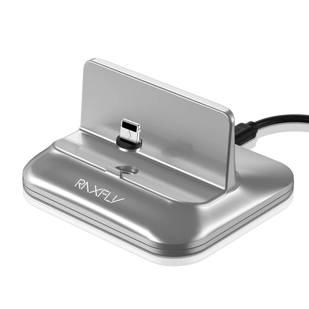 RAXFLY 3 в 1 магнитное зарядное устройство для телефона для Apple iPhone настольное USB C зарядное устройство для телефона Micro usb type C быстрая подставка с подзарядкой