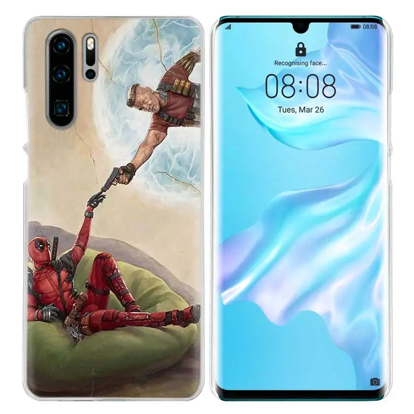Чехол Дэдпул паук-человек для huawei P20 P Smart Z Plus P30 P10 P9 P8 mate 10 20 lite Pro жесткий чехол для телефона pc Coque