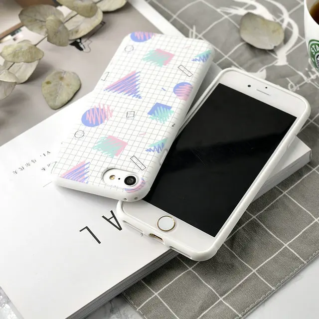 Простой стиль телефон case Для Apple iPhone 7 Plus Case 5.5 &quotматовый Футляр Коке Задняя Крышка