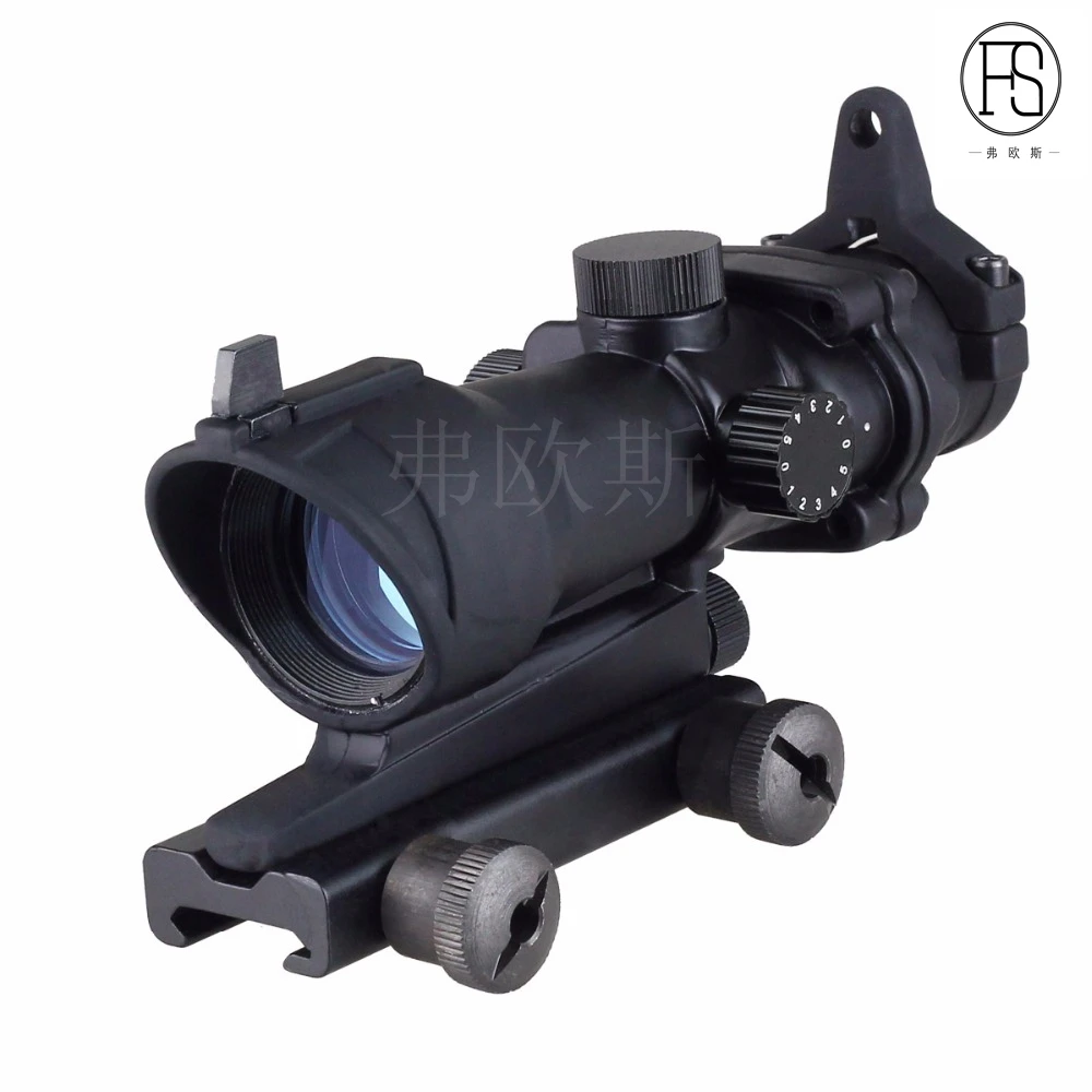 Охотничий Прицел ACOG 1X32 тактическая красная точка реальная зеленая волоконно