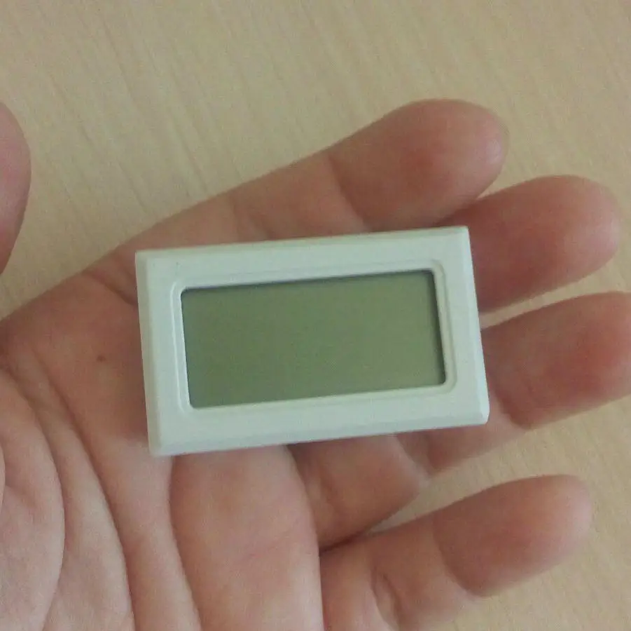Встроенный электронный цифровой измеритель температуры и влажности lcd белый