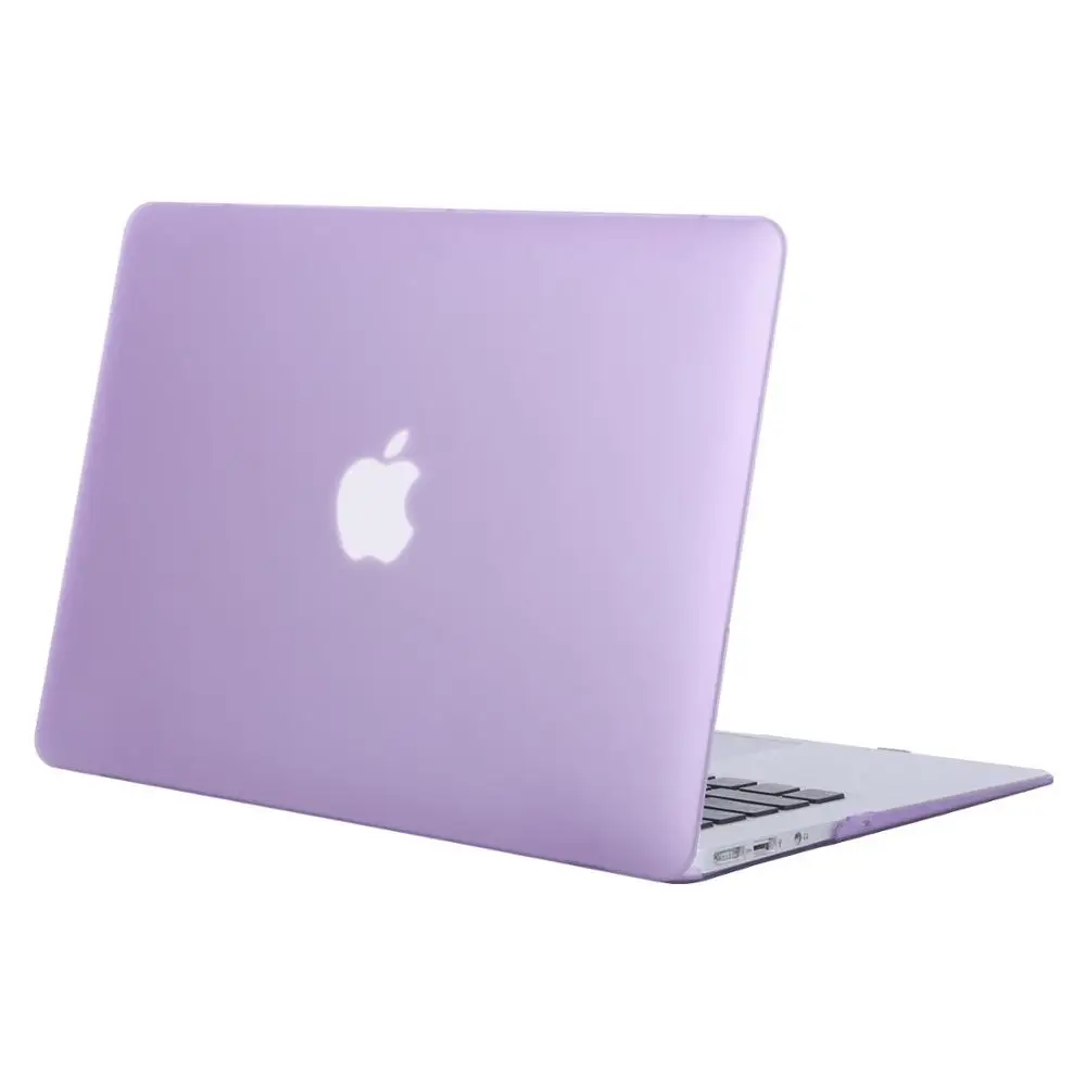 Matte Light Purple MOSISO новейший матовый чехол для ноутбука для Apple MacBook Air Pro retina 11 12 13 для mac book Pro 13,3 чехол cove+ крышка клавиатуры - Цвет: Matte Light Purple