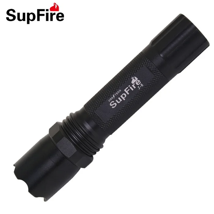 Supfire J6 CREE XPE светодиодный водонепроницаемый фонарик для кемпинга с батареей