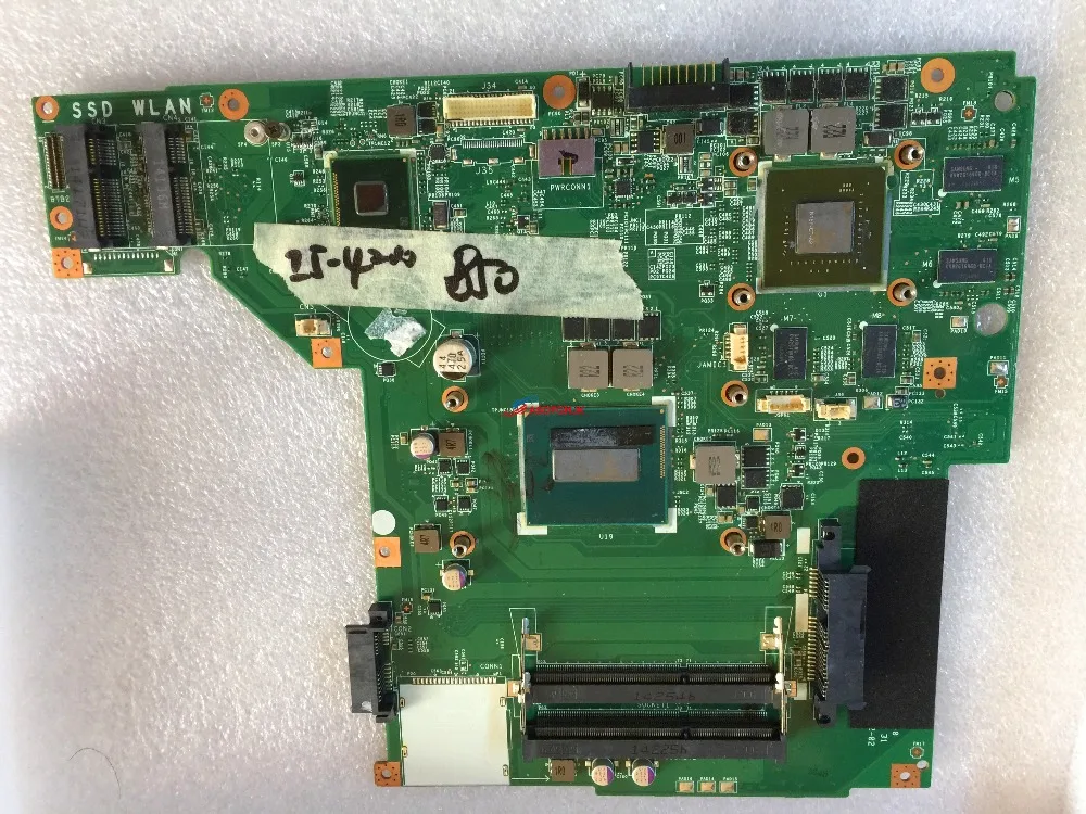 Оригинальный Для MSI GE70 материнская плата портативного компьютера с I5 Процессор MS