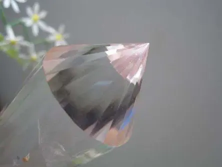 Потрясающий натуральный прозрачный кварцевый кристалл с 24 сторонами DT | Дом и сад