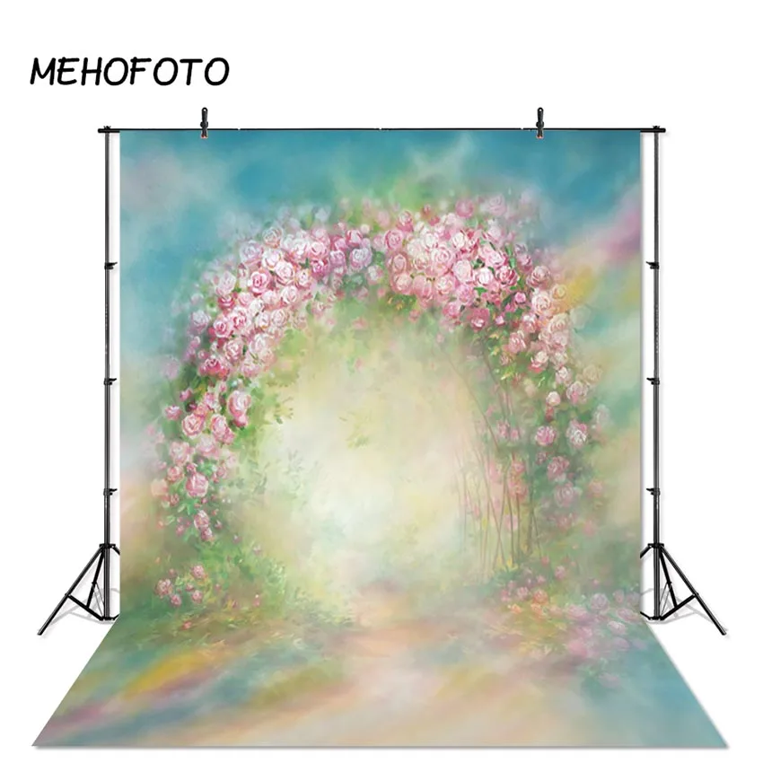 MEHOFOTO цветочный фон для фотосъемки новорожденных портретный Фотофон фотографий