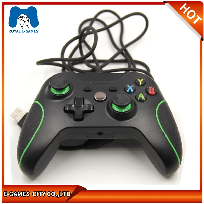Проводной контроллер для Xbox One геймпад джойстик USB черный/белый|Запасные части| |