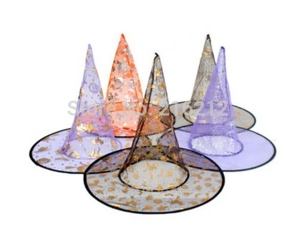 

Fashion Hot Halloween Costumes Halloween Party Props Cool Witches Wizard Hats Various Color