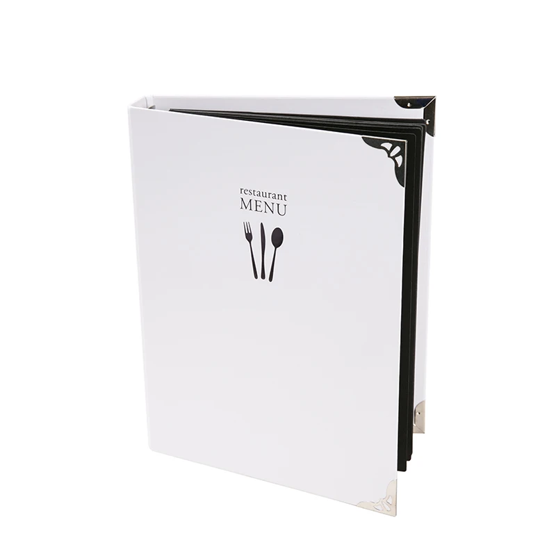 Меню ручной работы сделай сам с 9 отверстиями водонепроницаемый белый вилками и