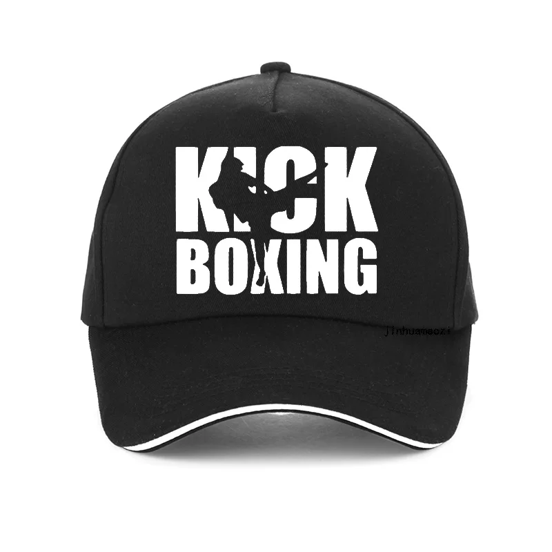 Черный Kick Boxinger MMA бейсболка, хлопок, высокое качество, с принтом букв, боксерские кепки для мужчин и женщин, хип-хоп регулируемая бейсболка - Цвет: Черный