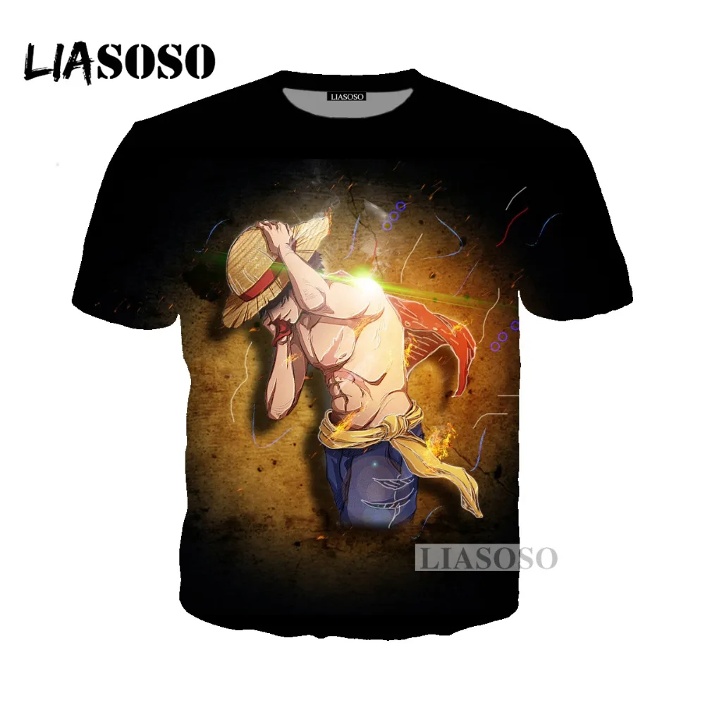 LIASOSO 2018 Модный 3D принт женский и мужской цельный обезьянка D. Летняя футболка в