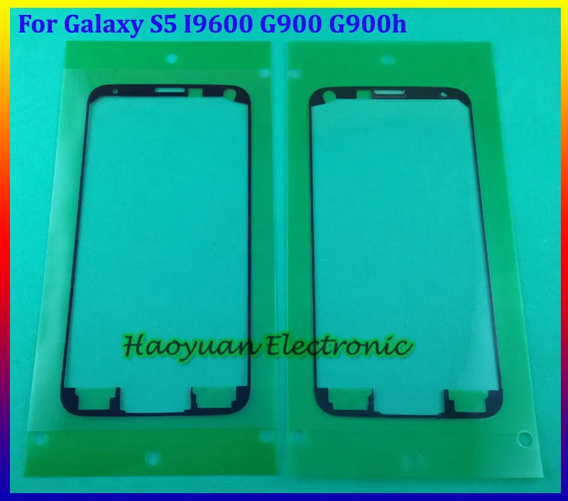 Наклейка HAOYUA N.P.W передняя рамка Лицевая панель клейкая для Samsung Galaxy S5 SV I9600 G900 G900h