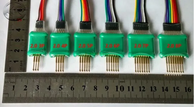Тестирование Программирование зонда PIN 4P точечная головка 2,54 мм 1,27 мм Шаг мигающий чтение данных Обновление версии высокое качество
