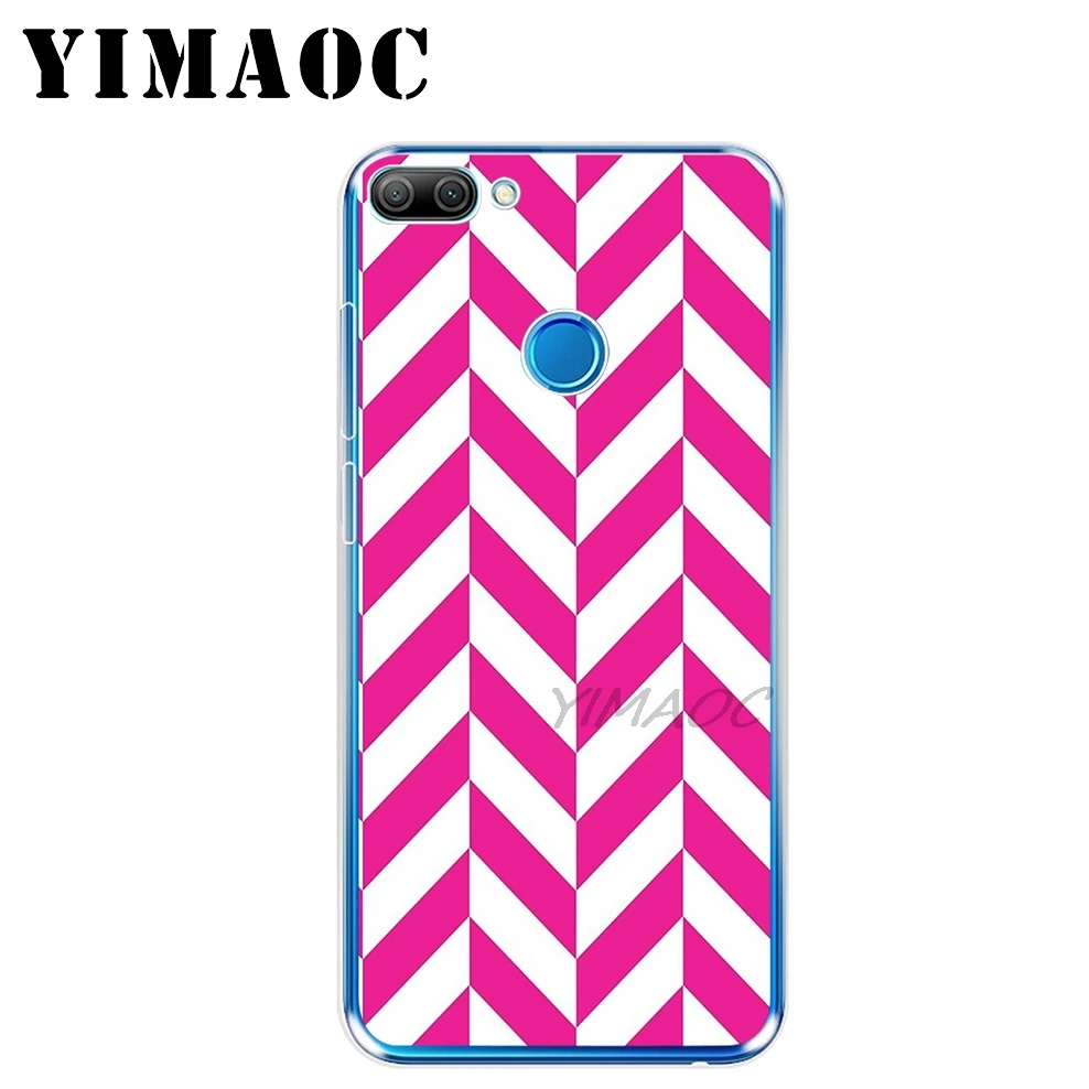 YIMAOC красный офсетный шеврон мягкий чехол для huawei mate 30 20 P30 P20 P10 P9 P8 2015 2016 2017 P Smart Lite
