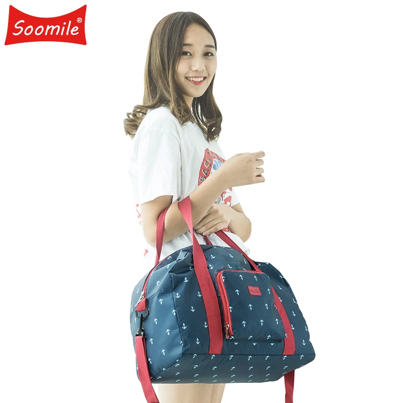 Soomile новые женские багажные дорожные сумки большой емкости складные на молнии