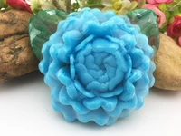 silicone mold thai soap shape soaps mould mold for soap making clay aroma stone jasmine peony flower handmade fruit blue przy
