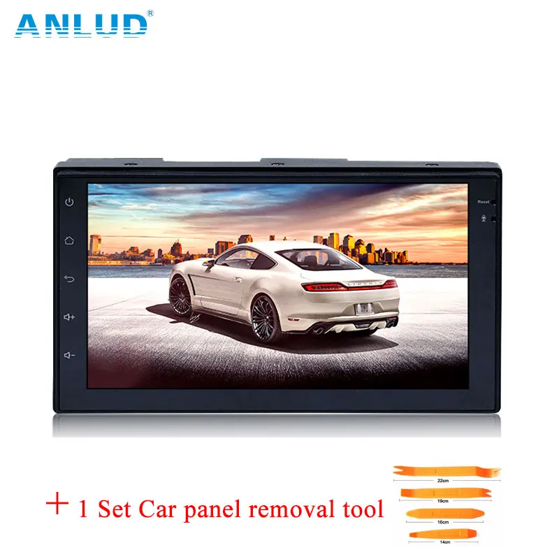 ANLUD 7 дюймов HD Автомобильный gps плеер Навигация FM Bluetooth AVIN карта бесплатное