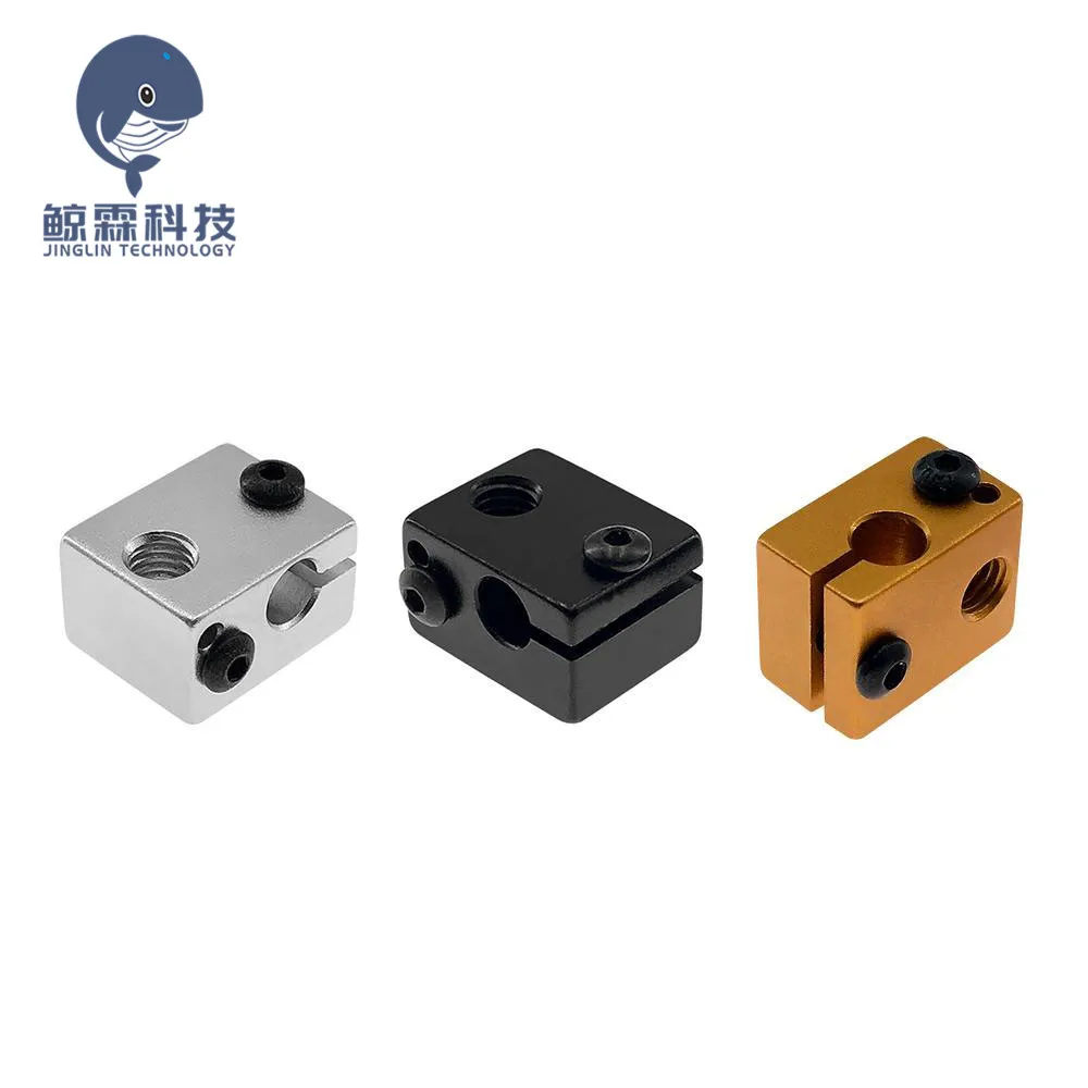 Алюминиевый V6 тепловой блок для V5 V6 J-head экструдер HotEnd 3D принтеры части нагревателя Горячий Конец нагревательные аксессуары 20*16*12 мм часть 1