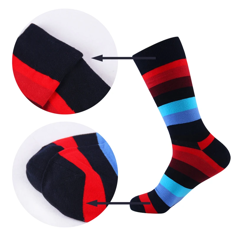 Moda sockmark бренд 2020 мода длинные носки Мужчины чесаный хлопок Новые цветные