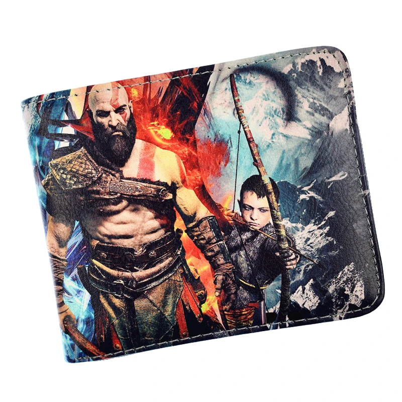 Новое поступление популярный кошелек с надписью Game God of War 4 мужской компактный