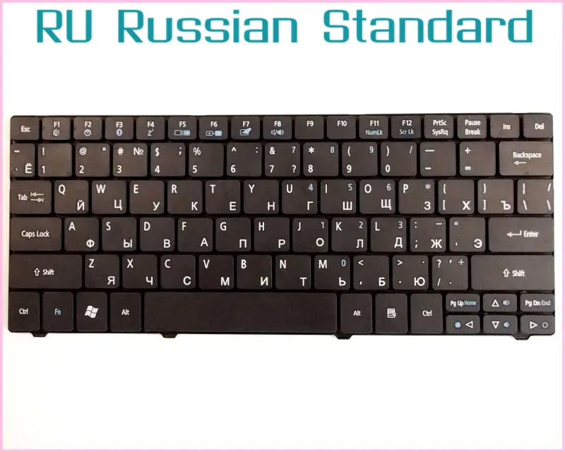 Laptop Keyboard for Acer Aspire One ZA3 ZA5 ZH7 751 751H AO751 AO751H 752 752H AO752 AO752H RU Russian Version | Компьютеры и офис