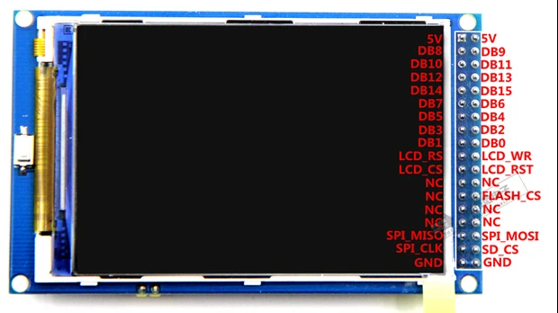 3,2 дюймовый TFT ЖК-экран модуль Ultra HD 320X480 для Arduino