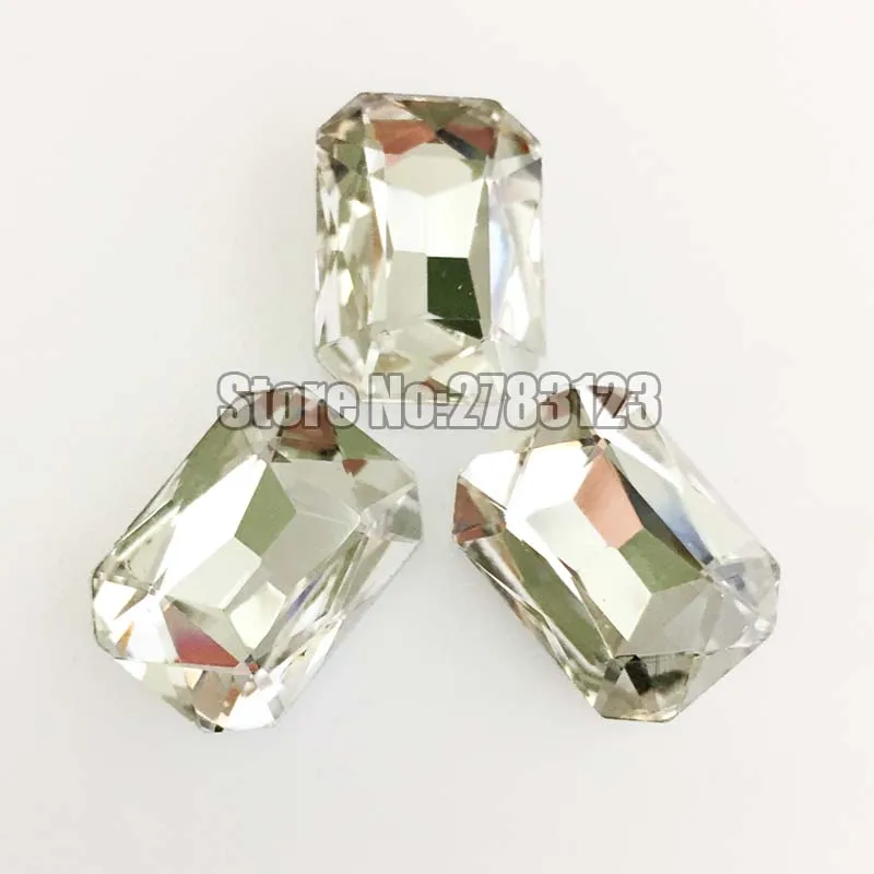 Белый прямоугольник восьмиугольная форма высококачественное Хрустальное