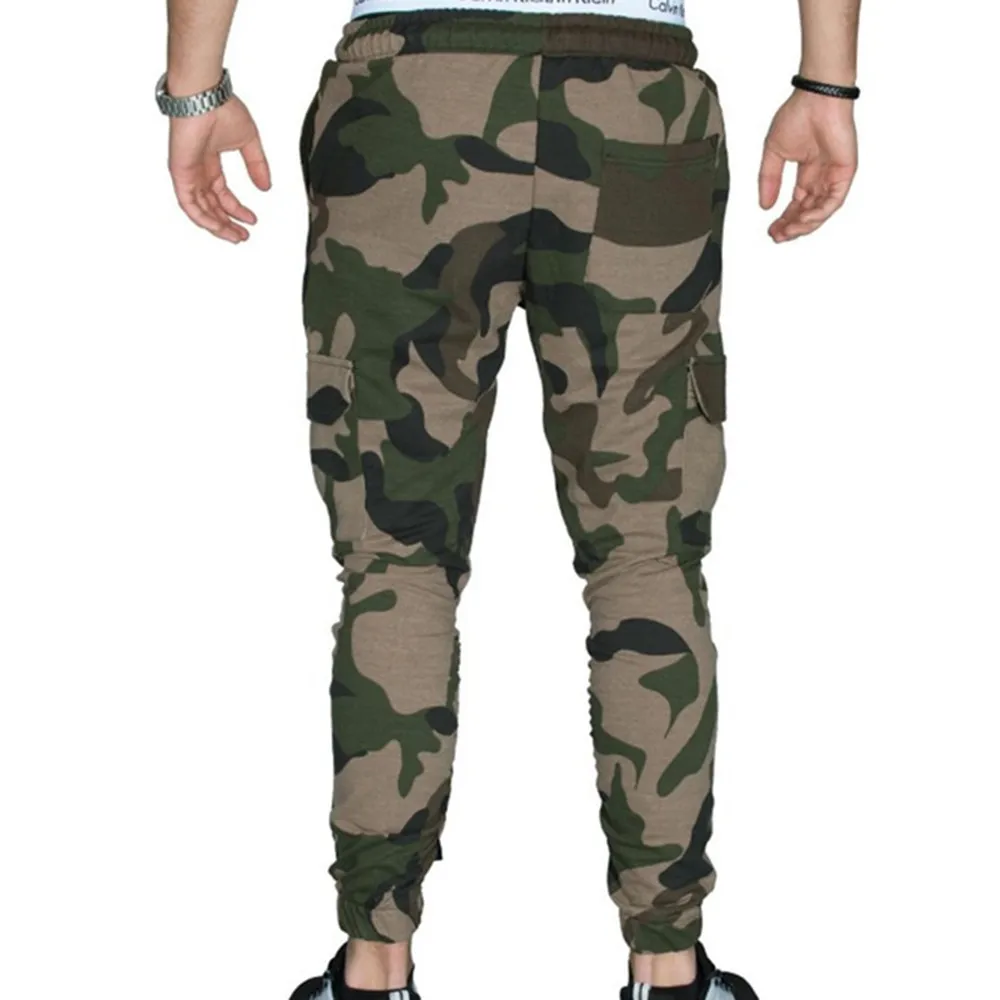 Army Green Военные камуфляжные мужские брюки повседневные брюки для фитнеса мужские брюки карго наколенники для работы в стиле хип-хоп спортивные штаны джоггеры CG - Цвет: Army Green
