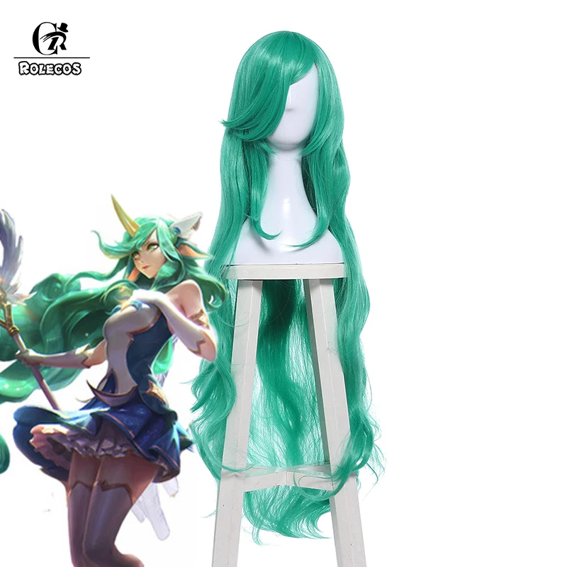 ROLECOS игровой персонаж LOL Косплей головной убор Звездный Guardian Soraka 100 см/39 37 дюйма