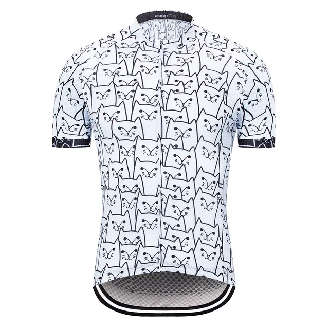 Лето RUIKODOM белый мультфильм трикотаж комплект Ropa ciclismo fast dry дышащий Велосипедный