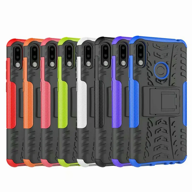ZB631KL TPU + PC 2 in 1 Shock-Proof Rugged Armor Case For Asus Zenfone Max Pro (M2) Phone 360 Kickstand Cover ZB633KL |