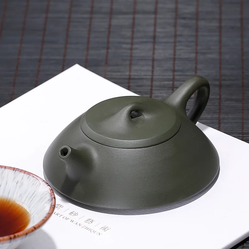 Teaware Yixing Purply Глиняный Чайник для китайского чая кунг фу Pots Dongpo Stone Scoop PotGreen Mud 120