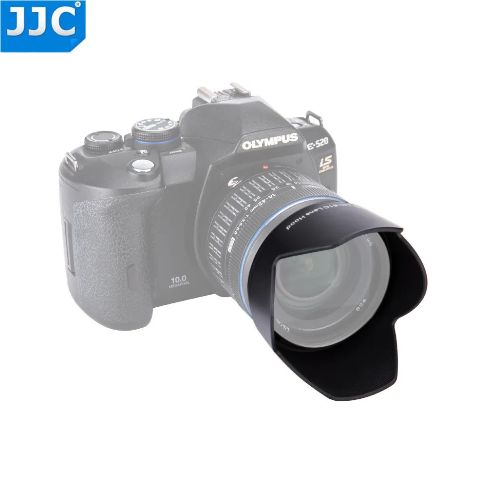 Двусторонняя черная бленда JJC для объектива OLYMPUS Zuiko Digital ED 14-42 мм M.Zuiko DIGITAL ED14-150mm II