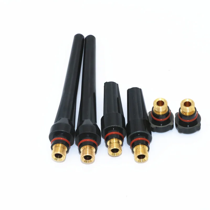 

40PCS Argon Welding TIG Torch Water Cooled TIG Torches Torch WP18 17 26 Long Back Cap L=120mm