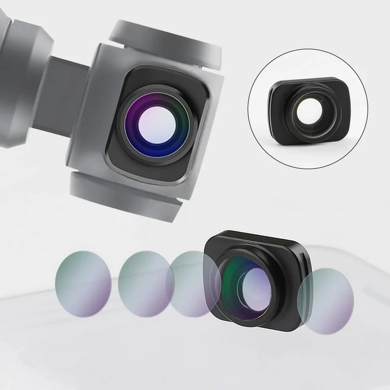 DJI OSMO Pocket Camera Portable Magnetic Wide-angle Lens Handheld Gimbal Wide Angel Accessories | Электроника