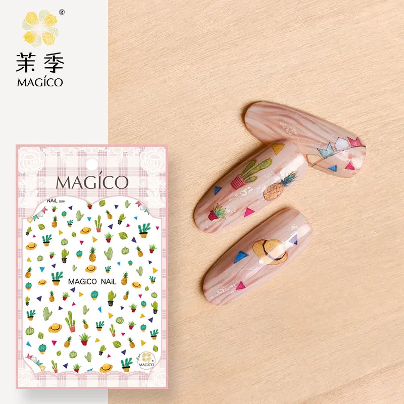 Новая мода 1 Простыни ногтей Наклейки красивые цветы наклейки для DIY 3D Дизайн