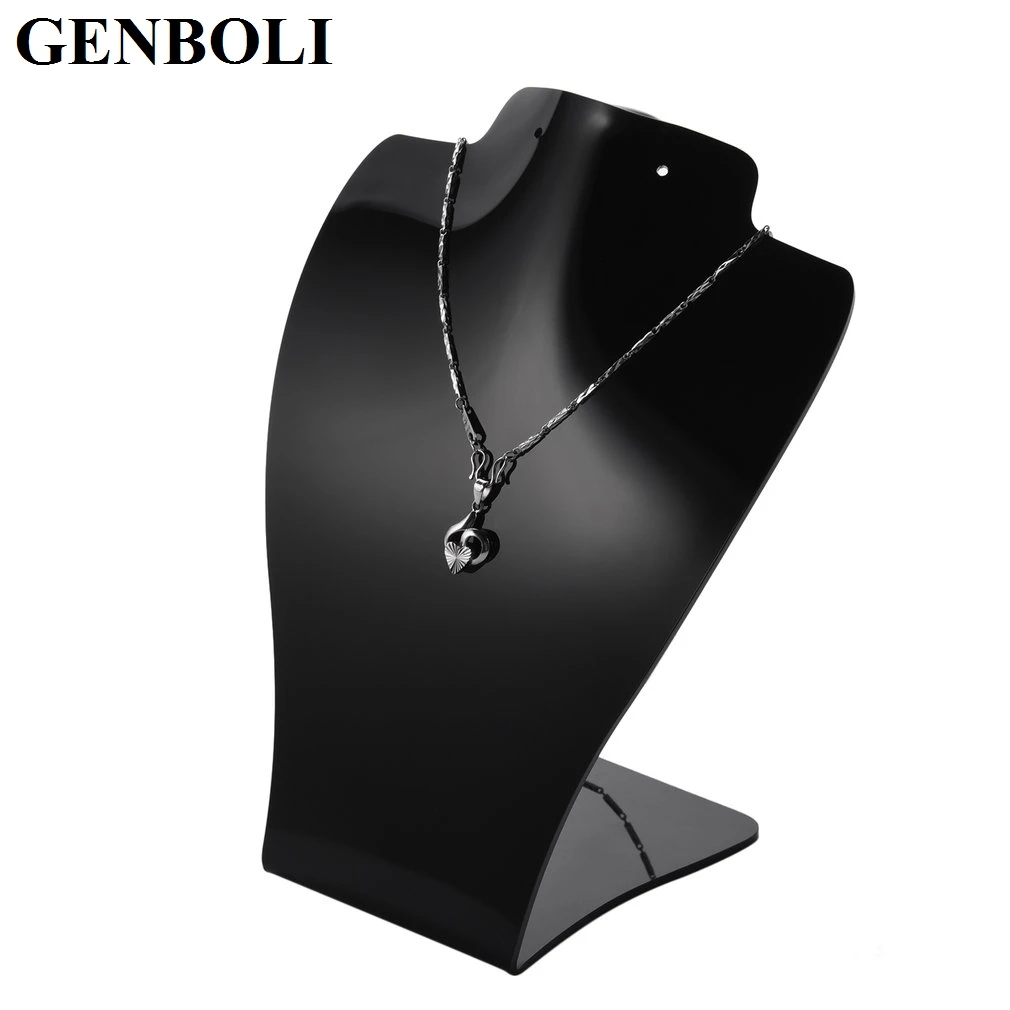 Черный Ювелирный стенд держатель для серег манекен ожерелье демонстрационный