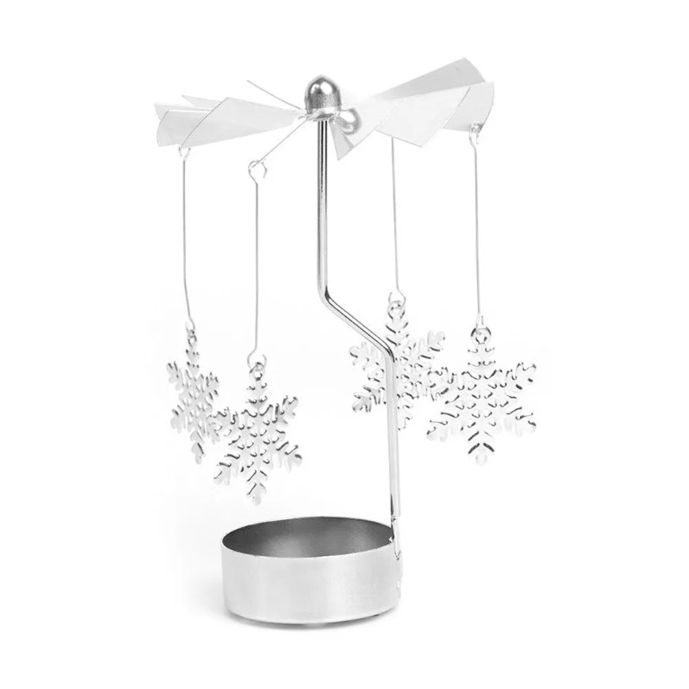 Рождественский подсвечник железный светильник для чая прочный домашний