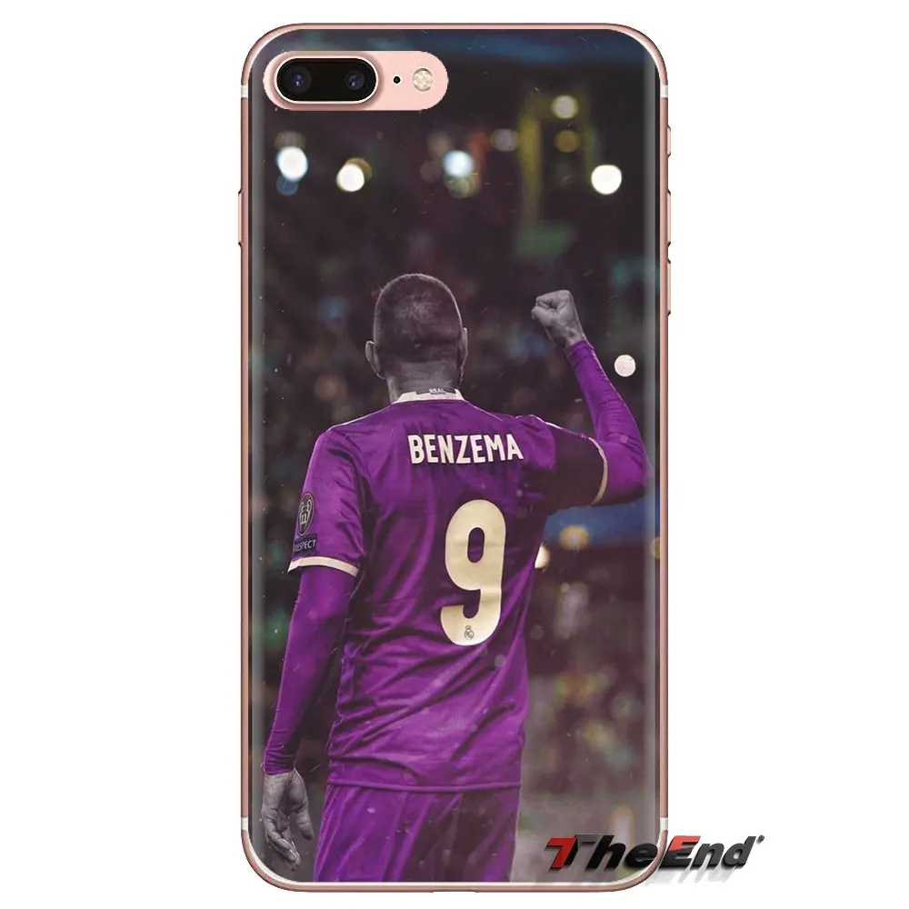 Мягкие прозрачные чехлы для iPod Touch Apple iPhone 4 4S 5 5S SE 5C 6 6S 7 8 X XR XS Plus MAX Karim Benzema |