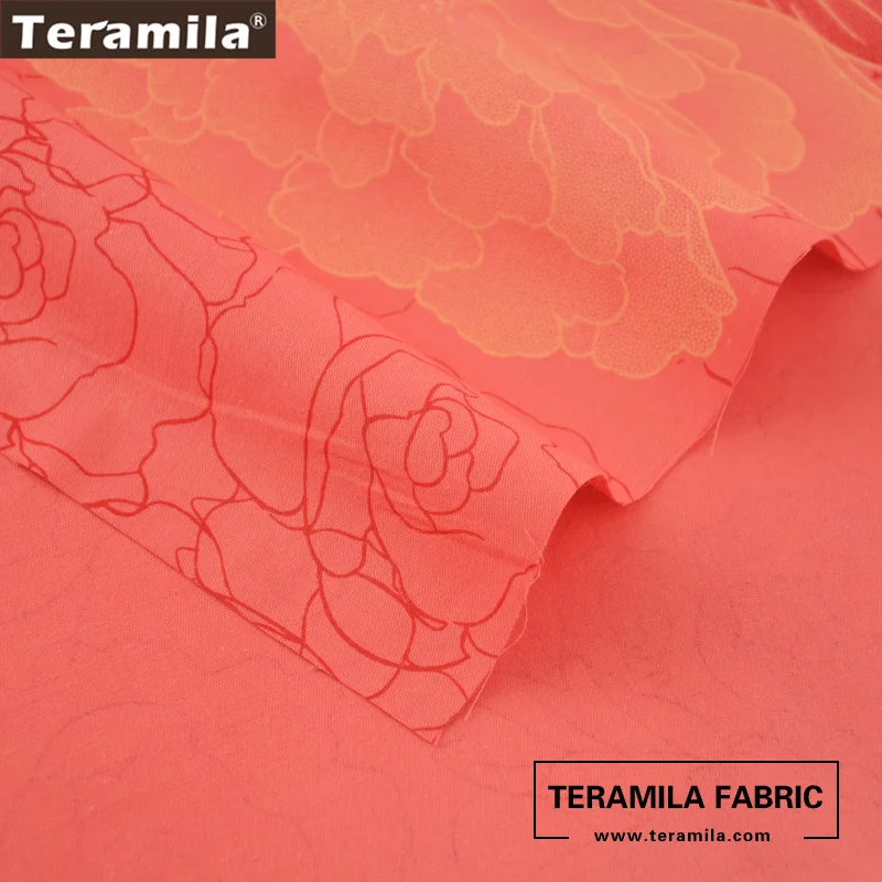 Ткань Teramila 100% хлопок саржевый материал простыня для скрапбукинга шитья