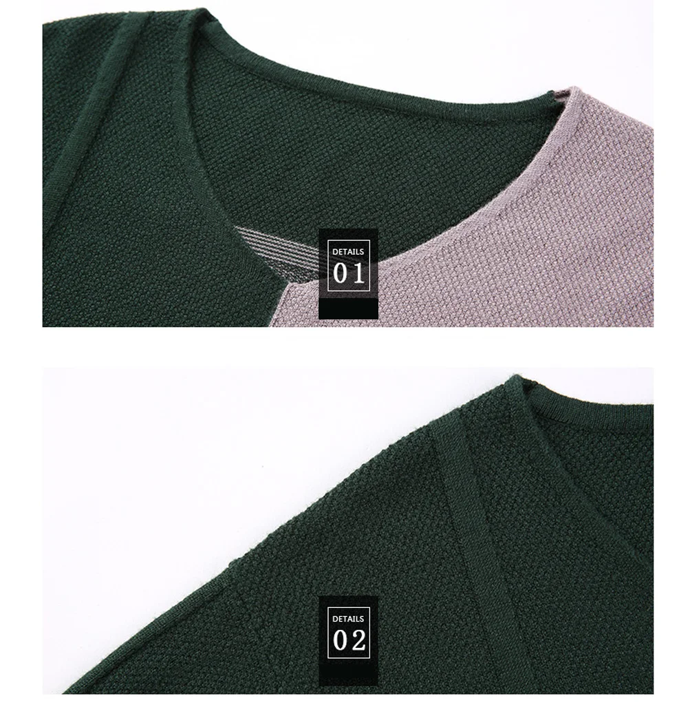 DIMUSI Autumn Mens Pullover Sweater Men Fashion Striped V-Neck Wool Pullover Sweater Men's Slim Knitted Pull Sweaters Clothing