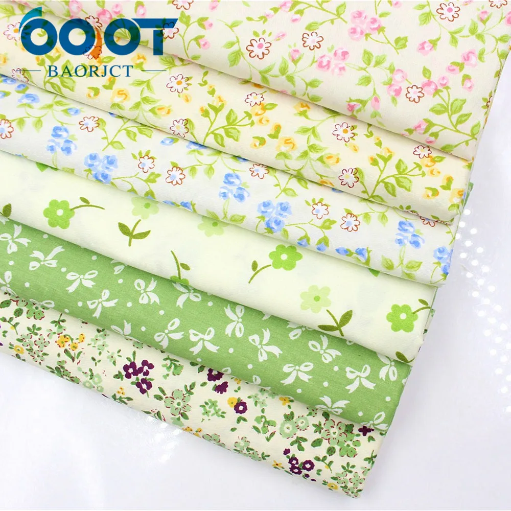 OOOT BAORJCT 176263 50 x160cm/pcs flower cotton fabric home textile tilde quilt patchwork clothing dress embroidery Bedding | Дом и сад