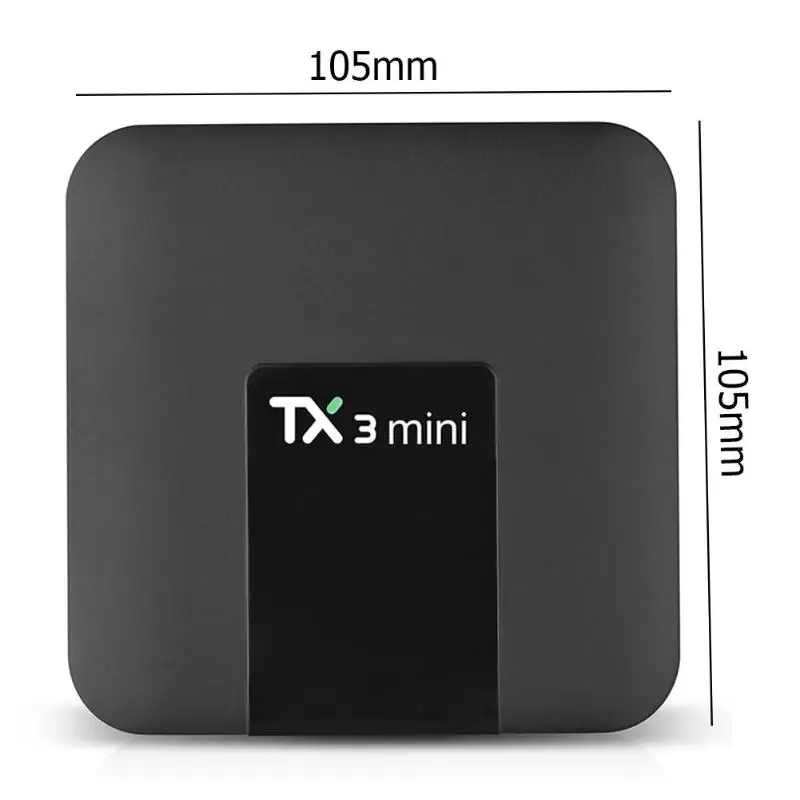 TX3 Мини Android 7,1 Smart tv Box 1+ 8GB Amlogic S905W четырехъядерный WiFi 4K H.265 телеприставка медиаплеер