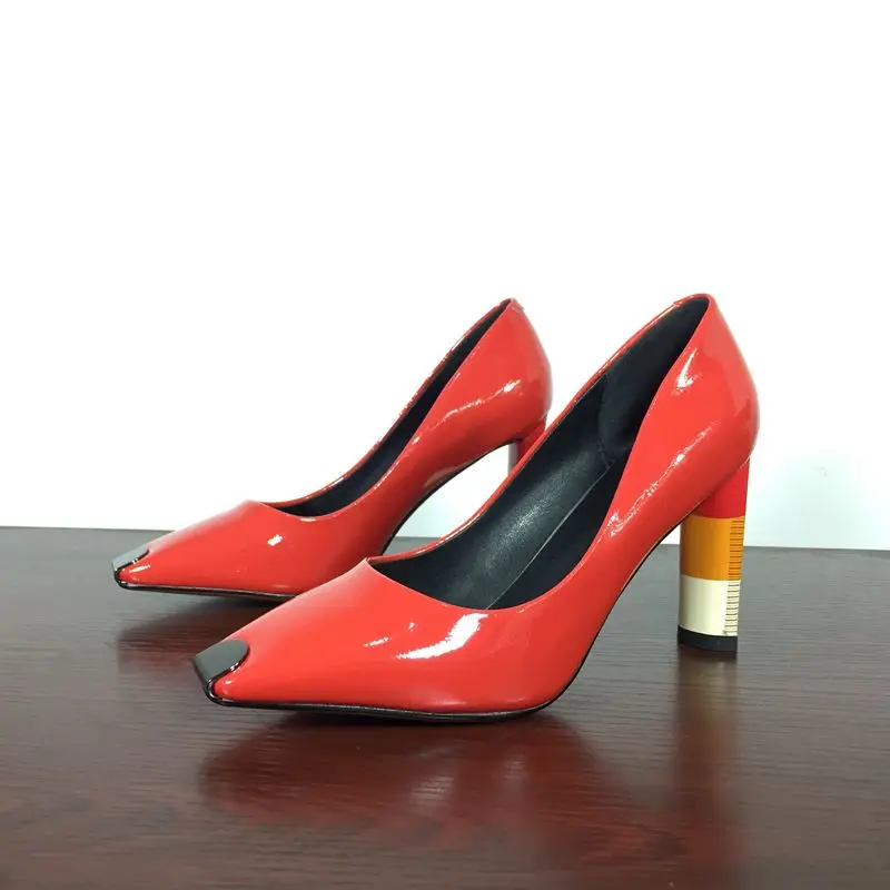 ALLBITEFO 2019 новые брендовые модные женские туфли на высоком каблуке разноцветные