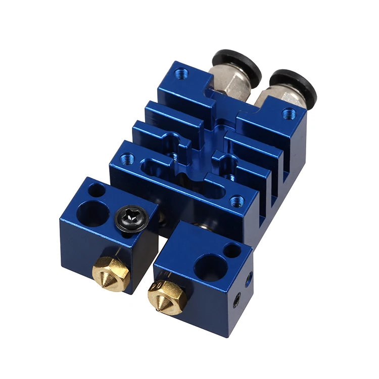 3D принтер все металлические Химера 2 в из Экструзионная головка с разноцветным